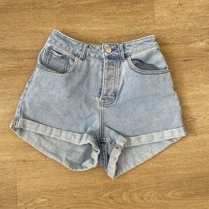 Brandy Melville high waisted denim shorts